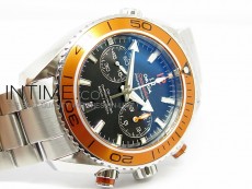 Planet Ocean 45mm Orange Bezel SS BP 1:1 Best Edition on SS A7750