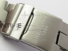 Seawolf 45mm SS B50 1:1 Best Edition SuperLumed Black Dial Numeral Markers on SS Bracelet A2824(Super Thick Crystal)