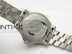 Seawolf 45mm SS B50 1:1 Best Edition SuperLumed Black Dial Numeral Markers on SS Bracelet A2824(Super Thick Crystal)