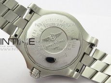 Seawolf 45mm SS B50 1:1 Best Edition SuperLumed Black Dial Numeral Markers on SS Bracelet A2824(Super Thick Crystal)