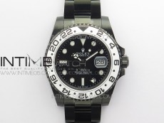 GMT-Master II 116710 DLC White Ceramic 904L Steel VRF 1:1 Best Edition Black Dial SA3186 CHS V2