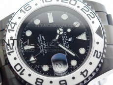GMT-Master II 116710 DLC White Ceramic 904L Steel VRF 1:1 Best Edition Black Dial SA3186 CHS V2