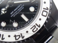 GMT-Master II 116710 DLC White Ceramic 904L Steel VRF 1:1 Best Edition Black Dial SA3186 CHS V2