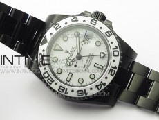 GMT-Master II 116710 DLC White Ceramic 904L Steel VRF 1:1 Best Edition White Dial SA3186 CHS V2