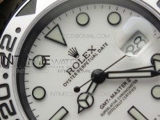 GMT-Master II 116710 DLC White Ceramic 904L Steel VRF 1:1 Best Edition White Dial SA3186 CHS V2