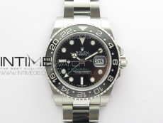 GMT-Master II 116710 LN Black Ceramic 904L Steel VRF 1:1 Best Edition SA3186 CHS V2 (Clean Factory Bezel)