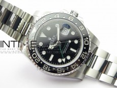 GMT-Master II 116710 LN Black Ceramic 904L Steel VRF 1:1 Best Edition SA3186 CHS V2 (Clean Factory Bezel)