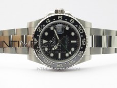 GMT-Master II 116710 LN Black Ceramic 904L Steel VRF 1:1 Best Edition SA3186 CHS V2 (Clean Factory Bezel)