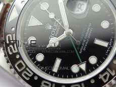 GMT-Master II 116710 LN Black Ceramic 904L Steel VRF 1:1 Best Edition SA3186 CHS V2 (Clean Factory Bezel)