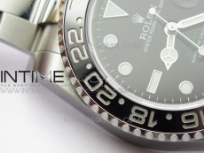 GMT-Master II 116710 LN Black Ceramic 904L Steel VRF 1:1 Best Edition SA3186 CHS V2 (Clean Factory Bezel)