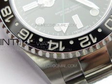 GMT-Master II 116710 LN Black Ceramic 904L Steel VRF 1:1 Best Edition SA3186 CHS V2 (Clean Factory Bezel)