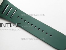 RM055 White Ceramic KVF Best Edition Skeleton Dial White  on Green Rubber Strap MIYOTA8215 V3