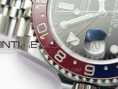 GMT-Master II 126710 BLRO Pepsi Red/Blue Ceramic 904L Steel VRF 1:1 Best Edition SA3285 CHS (Clean Factory Bezel)