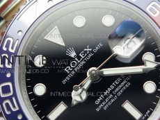 GMT-Master II 116719 BLNR Red/Blue Ceramic 904L VRF 1:1 Best Edition Black Dial On Oyster Bracelet SA3186 V11 (CF Bezel)