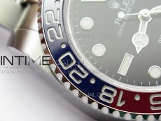 GMT-Master II 116719 BLNR Red/Blue Ceramic 904L VRF 1:1 Best Edition Black Dial On Oyster Bracelet SA3186 V11 (CF Bezel)