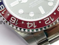 GMT-Master II 116719 BLNR Red/Blue Ceramic 904L VRF 1:1 Best Edition Black Dial On Oyster Bracelet SA3186 V11 (CF Bezel)