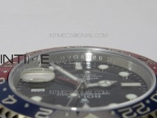 GMT-Master II 116719 BLNR Red/Blue Ceramic 904L VRF 1:1 Best Edition Black Dial On Oyster Bracelet SA3186 V11 (CF Bezel)