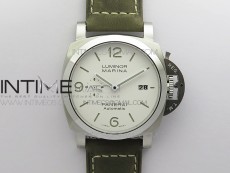 PAM1314 VSF 1:1 Best Edition White Dial on Brown Leather Strap P.9000 Super Clone