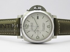 PAM1314 VSF 1:1 Best Edition White Dial on Brown Leather Strap P.9000 Super Clone