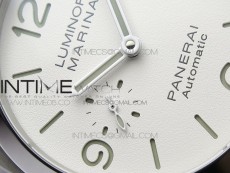 PAM1314 VSF 1:1 Best Edition White Dial on Brown Leather Strap P.9000 Super Clone