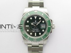 Submariner 116610 LV Green Ceramic ZRF 1:1 Best Edition on SS Bracelet VR3135 (CF Bezel)