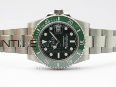 Submariner 116610 LV Green Ceramic ZRF 1:1 Best Edition on SS Bracelet VR3135 (CF Bezel)