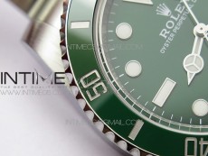 Submariner 116610 LV Green Ceramic ZRF 1:1 Best Edition on SS Bracelet VR3135 (CF Bezel)