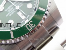 Submariner 116610 LV Green Ceramic ZRF 1:1 Best Edition on SS Bracelet VR3135 (CF Bezel)