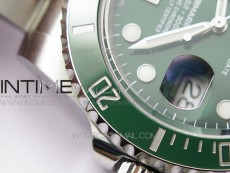 Submariner 116610 LV Green Ceramic ZRF 1:1 Best Edition on SS Bracelet VR3135 (CF Bezel)