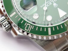 Submariner 116610 LV Green Ceramic ZRF 1:1 Best Edition on SS Bracelet VR3135 (CF Bezel)