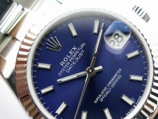 Datejust 31mm 278273 SS BP Best Edition Blue Stick Markers Dial on Oyster Bracelet