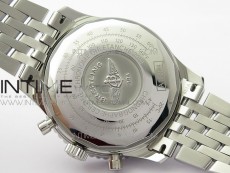 Navitimer 1 41mm SS KOR 1:1 Best Edition SS Blue Dial on SS Bracelet A7750(Free leather strap)