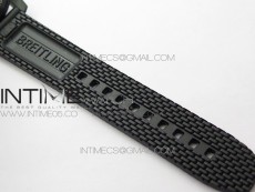 SuperOcean 42mm AB2010 DLC/RG B50 1:1 Best Edition Black Dial Black Ceramic Bezel on Black Rubber strap A2824