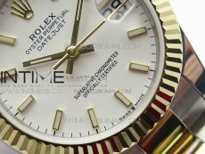 Datejust 31mm 278273 SS/YG BP Best Edition White Stick Markers Dial on SS/YG Oyster Bracelet