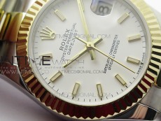 Datejust 31mm 278273 SS/YG BP Best Edition White Stick Markers Dial on SS/YG Oyster Bracelet