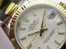 Datejust 31mm 278273 SS/YG BP Best Edition White Stick Markers Dial on SS/YG Oyster Bracelet