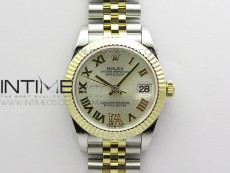 Datejust 31mm 278273 SS/YG BP Best Edition Silevr Roman Markers Dial on SS/YG Jubilee Bracelet