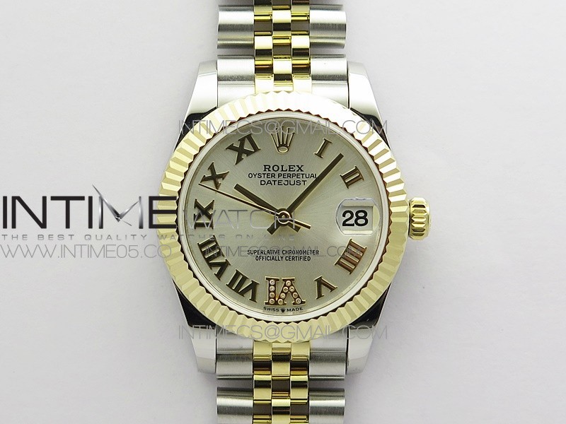 Datejust 31mm 278273 SS/YG BP Best Edition Silver Roman Markers Dial on SS/YG Jubilee Bracelet