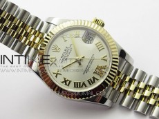 Datejust 31mm 278273 SS/YG BP Best Edition Silevr Roman Markers Dial on SS/YG Jubilee Bracelet