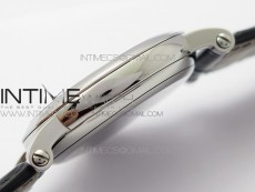 Calatrava 5153G SS ZF 1:1 Best Edition Black textured dial on Black Leather Strap A324CS