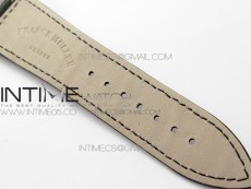 Master Square SS Ladies ZF 1:1 Best Edition White Roman Dial on Black Leather Strap Ronda Quartz