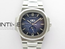 NAUTILUS 5726 SS GRF 1:1 BEST EDITION BLUE DIAL WORKING ANNUAL CALENDARON SS BRACELET A.324 V3