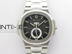NAUTILUS 5726 SS GRF 1:1 BEST EDITION GRAY DIAL WORKING ANNUAL CALENDARON SS BRACELET A.324 V3