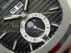 NAUTILUS 5726 SS GRF 1:1 BEST EDITION GRAY DIAL WORKING ANNUAL CALENDARON SS BRACELET A.324 V3