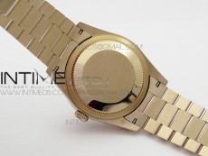 Day-Date 36 128235 RG/Crystal BP Best Edition Silver Crystal Marker Dial on RG President Bracelet A2836