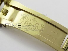 Day-Date 36 128235 YG/Crystal BP Best Edition Silver Crystal Marker Dial on YG President Bracelet A2836