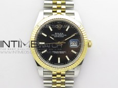 DateJust 41 126333 904L SS/YG VSF 1:1 Best Edition Black Dial on Jubilee Bracelet VS3235