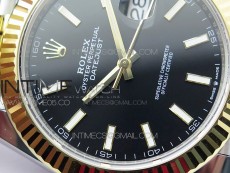 DateJust 41 126333 904L SS/YG VSF 1:1 Best Edition Black Dial on Jubilee Bracelet VS3235