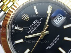 DateJust 41 126333 904L SS/YG VSF 1:1 Best Edition Black Dial on Jubilee Bracelet VS3235