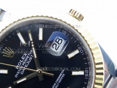 DateJust 41 126333 904L SS/YG VSF 1:1 Best Edition Black Dial on Jubilee Bracelet VS3235